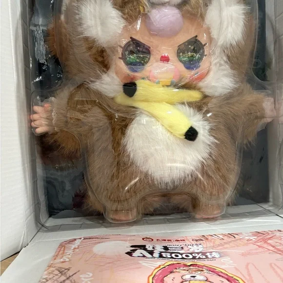 🐒 Baby Three – AI 800% Monkey Plush Rare!